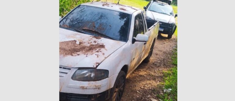 Saveiro furtada no Bairro Santo Antônio é encontrada às margens do Rio Jacuí