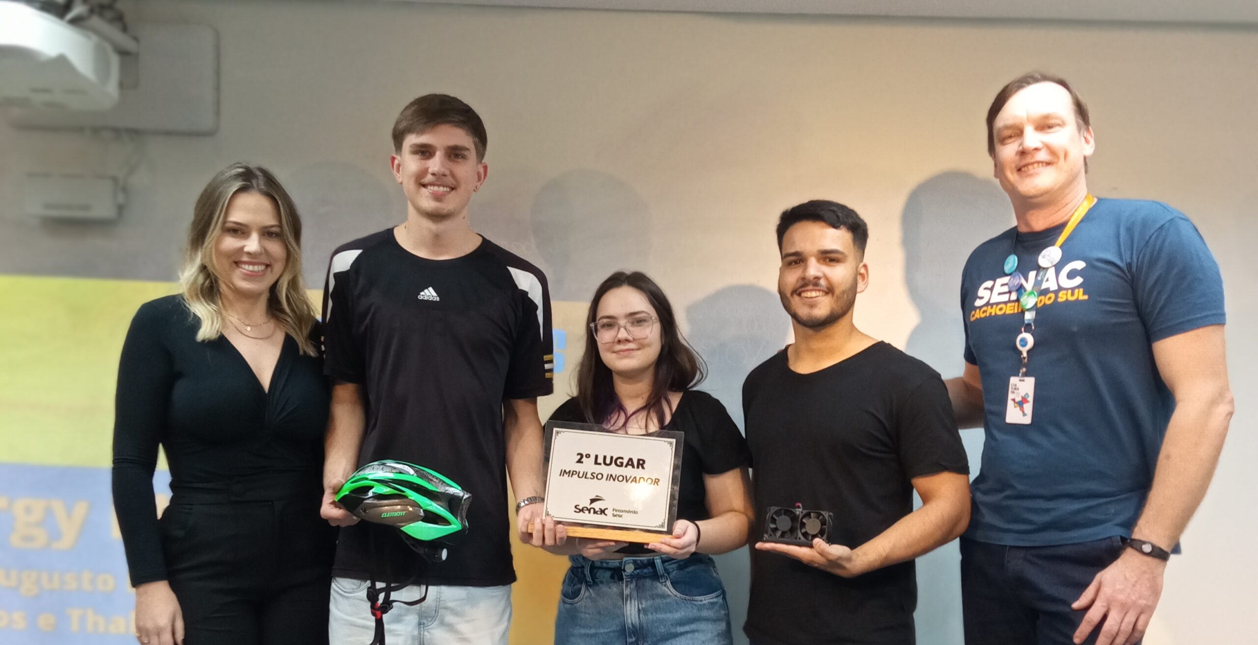 2º Impulso Inovador do Senac Cachoeira do Sul: equipe classificada em 2º lugar 