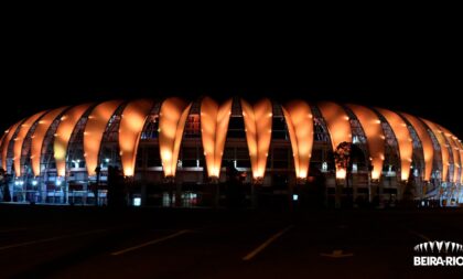 Beira-Rio se ilumina pelo “Agosto Laranja”