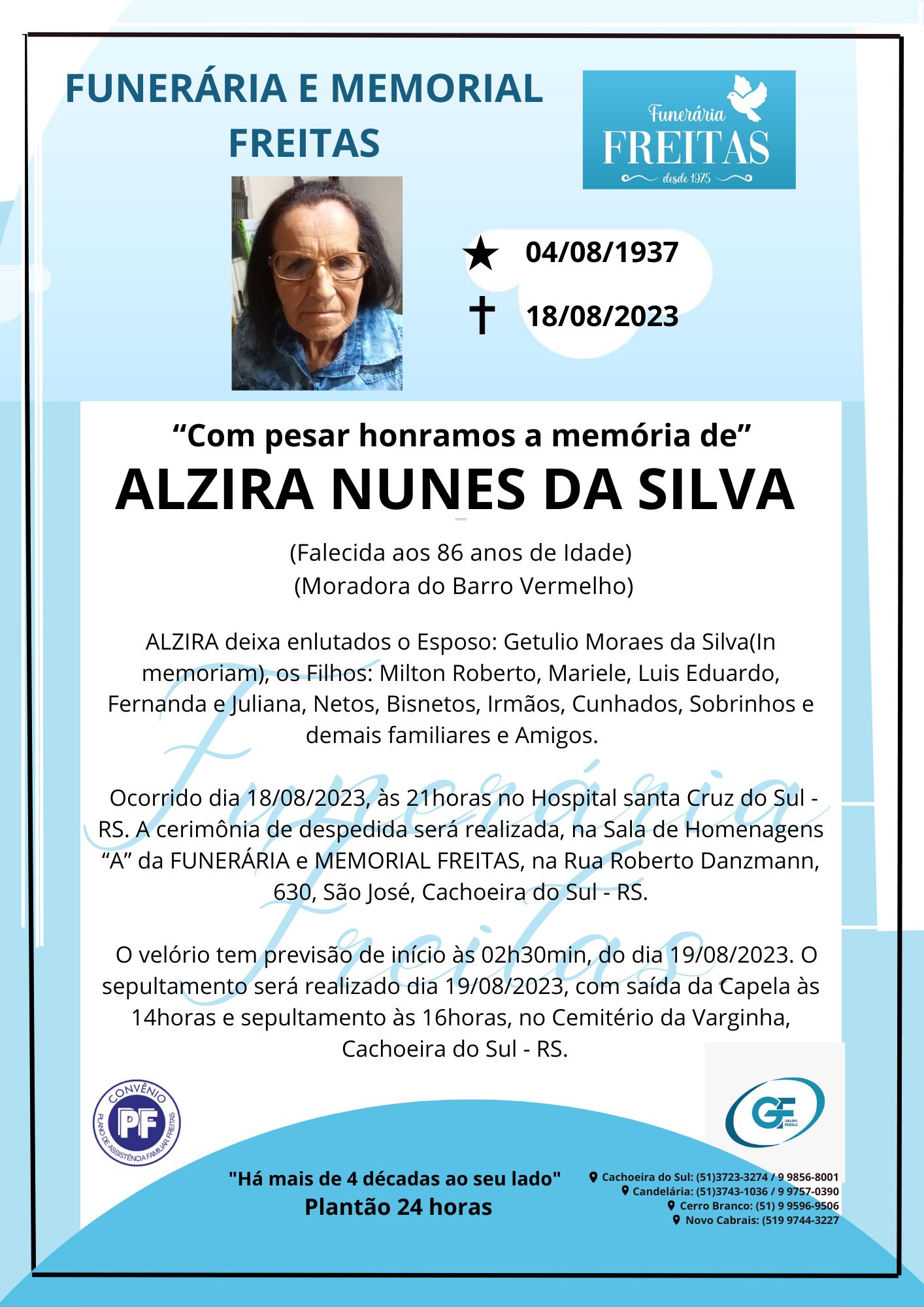 ALZIRA NUNES DA SILVA