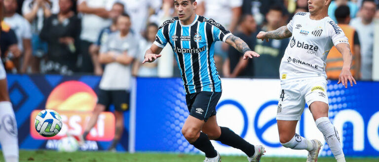 Grêmio é superado pelo Santos na Vila Belmiro