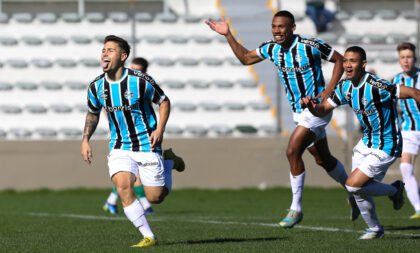 Grêmio goleia o Juventude no primeiro jogo das finais do Estadual Sub-20