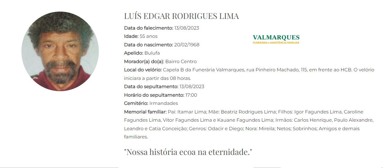 LUÍS EDGAR RODRIGUES LIMA