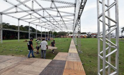 Parque da Oktoberfest será fechado para circulação a partir deste sábado