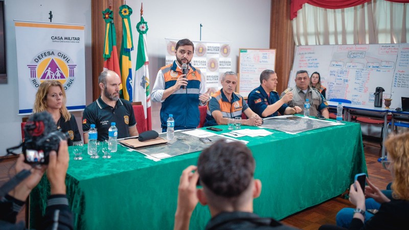 Gabriel salientou que o dado acerca das pessoas desaparecidas é dinâmico e pode aumentar ou diminuir / Crédito: Rodrigo Ziebell/Ascom GVG