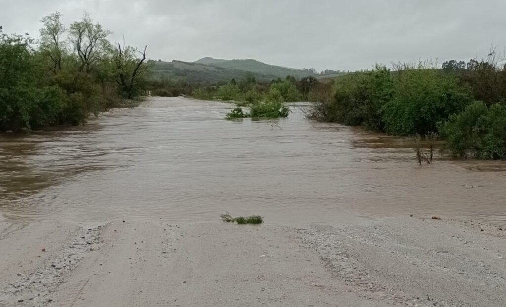 Estradas alagadas em Pantano Grande / Crédito: Ass. Com.