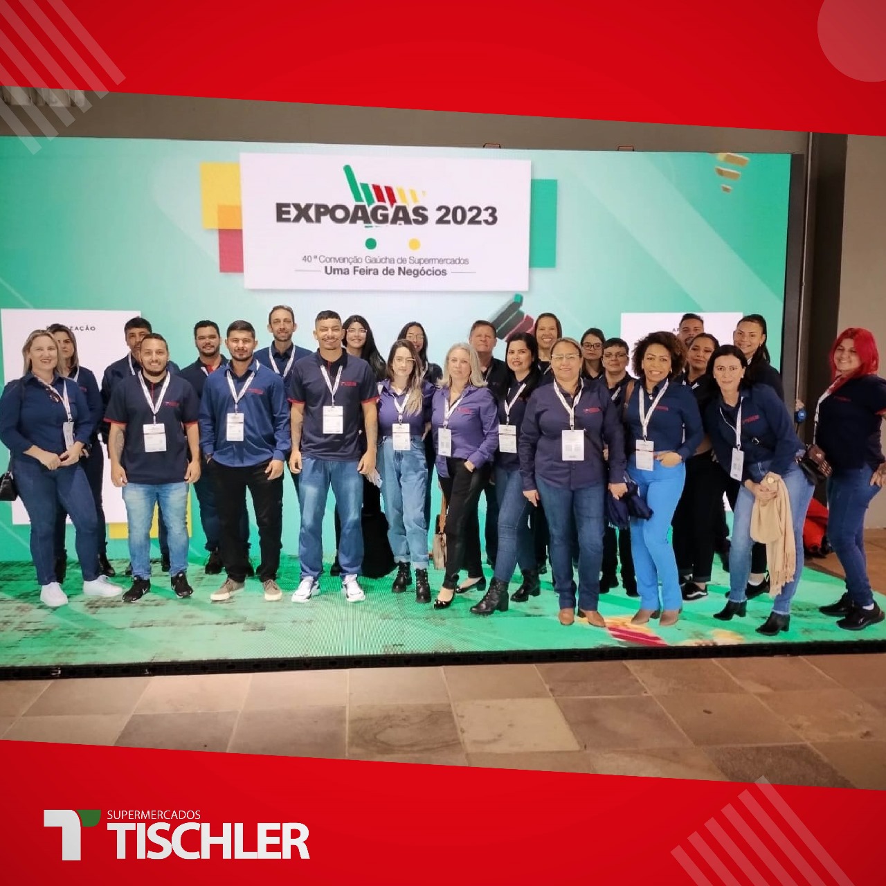 Expoagas 2023: três dias de intensa programação e experiências para equipes de diferentes setores da Companhia Tischler 