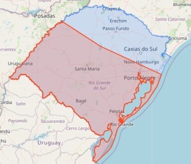 Previsão do tempo: alerta para a região de Cachoeira do Sul