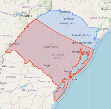 Alerta para Cachoeira do Sul / Crédito: Divulgação