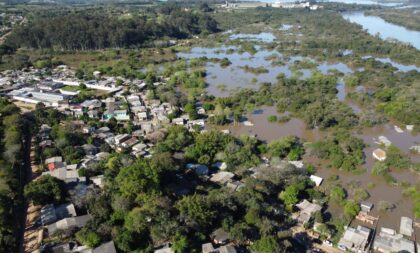 Cheia: 245 já precisaram deixar suas residências em Cachoeira do Sul