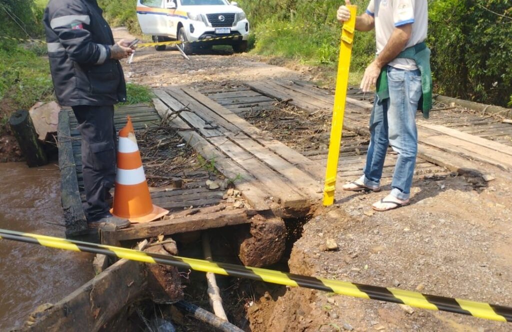 Efeitos das chuvas intensas em Cachoeira do Sul / Crédito: Defesa Civil