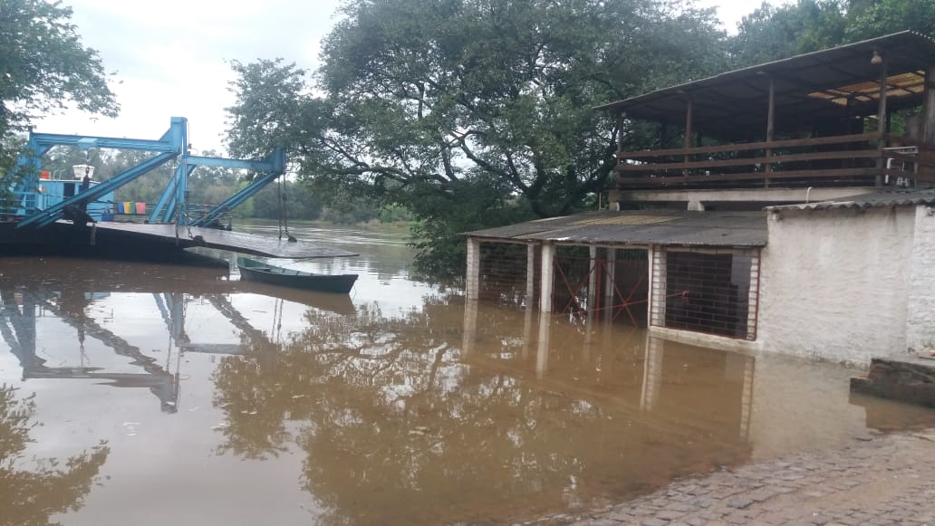 Cheia do Rio Jacuí mobiliza Defesa Civil / Crédito: Cacau Moraes/OC