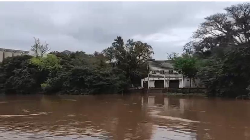 Cheia do Jacuí / Crédito: Reprodução