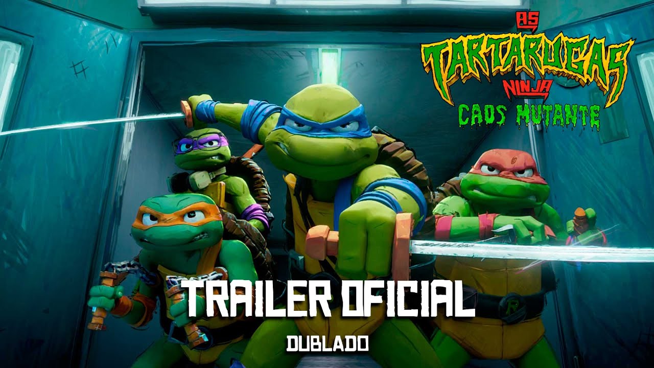 Raphael, Michelangelo, Leonardo e Donatello estão de volta em trailer de  novo filme da Netflix das Tartarugas Ninjas