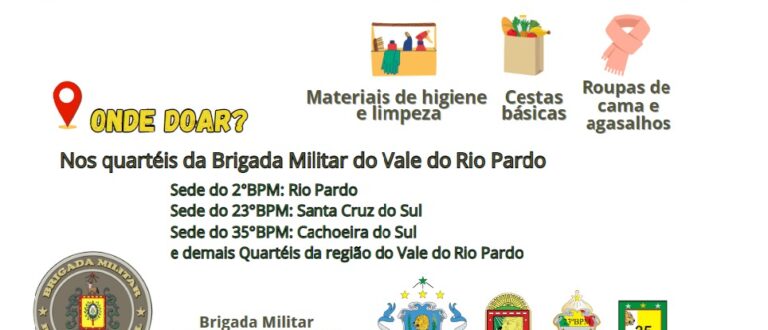 Brigada abre campanha para os vales do Rio Pardo e Taquari