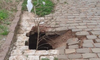 Cratera em rua do Soares motiva pedido de providências na Câmara