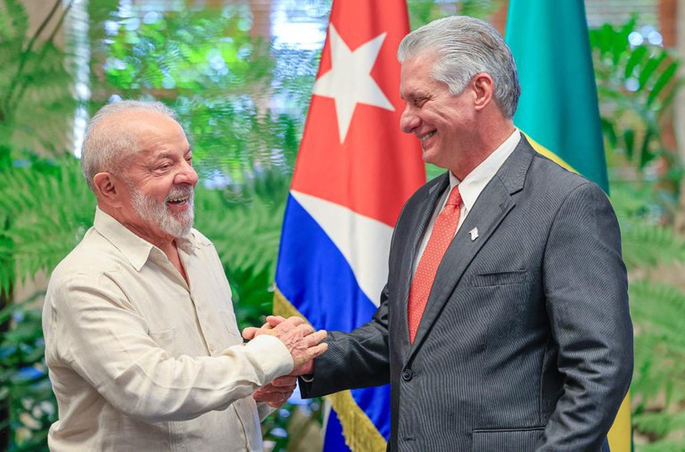 Lula em Cuba / Crédito: EBC