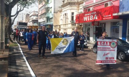 Caminhada pelo IFFar mobiliza os cachoeirenses