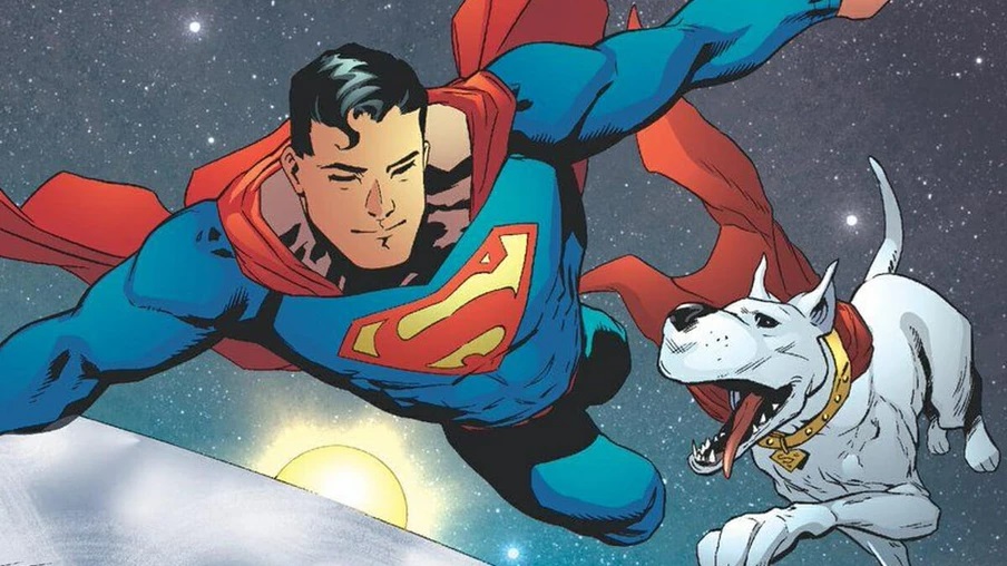 Superman e Krypto / Crédito: Reprodução