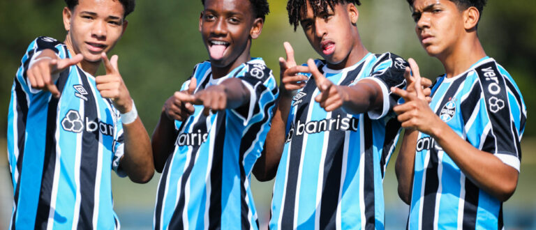 Grêmio avança de fase com goleadas no Sul-Brasileiro Sub-14 e Sub-15