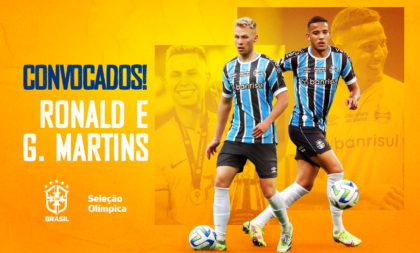 Grêmio tem dois atletas convocados para Seleção Brasileira Sub-23