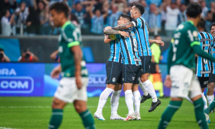 Com gol no início, Grêmio vence Palmeiras na Arena
