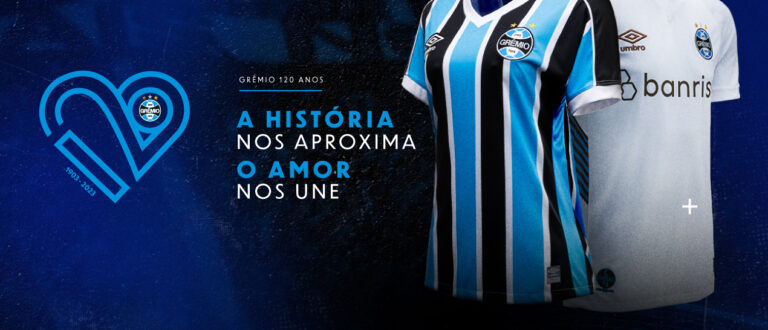 Promoção no mês de aniversário do Grêmio garante desconto nas camisas para sócios em dia