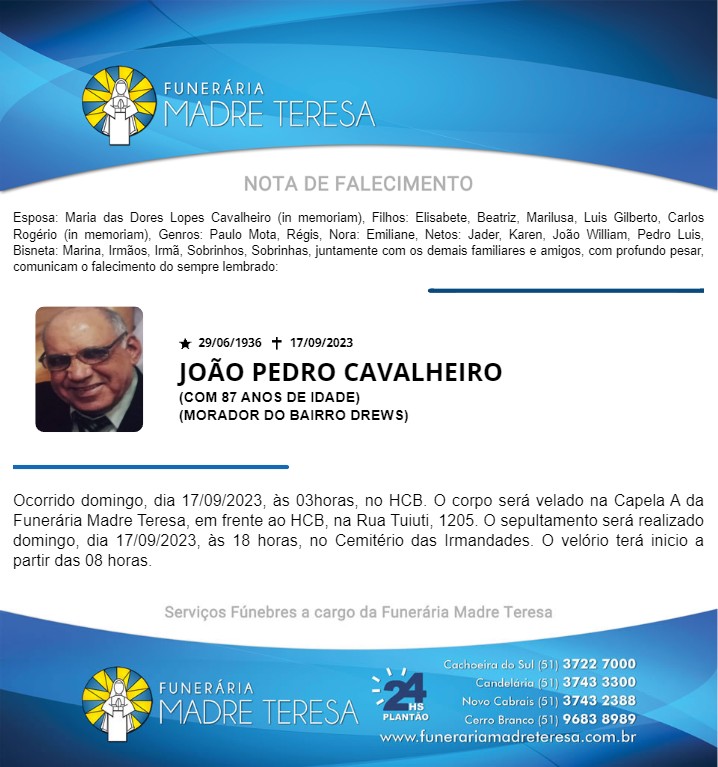 JOÃO PEDRO CAVALHEIRO