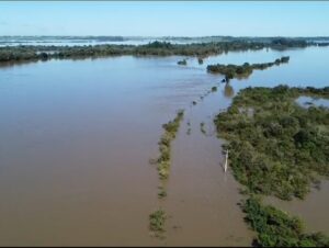 Cheia do Rio Jacuí já é a 4ª maior da história de Cachoeira