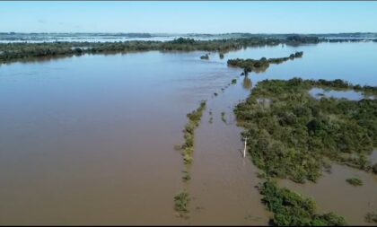 Cheia do Rio Jacuí já é a 4ª maior da história de Cachoeira