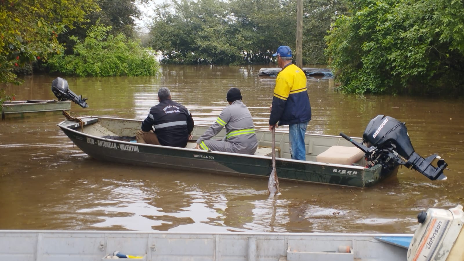 Cheia do Rio Jacuí / Crédito: Defesa Civil