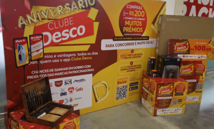 Aniversário Clube Desco sorteia mais de 500 prêmios no mês de outubro