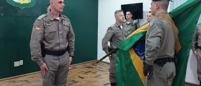 Brigada Militar de Cachoeira do Sul realiza ato de passagem de Comando