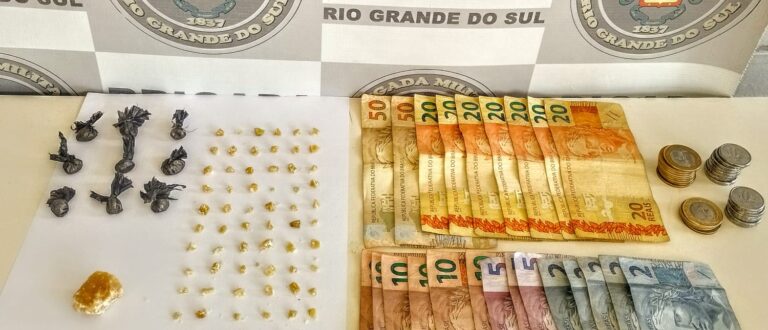 Rio Branco: BM prende homem com mais de 70 porções de crack