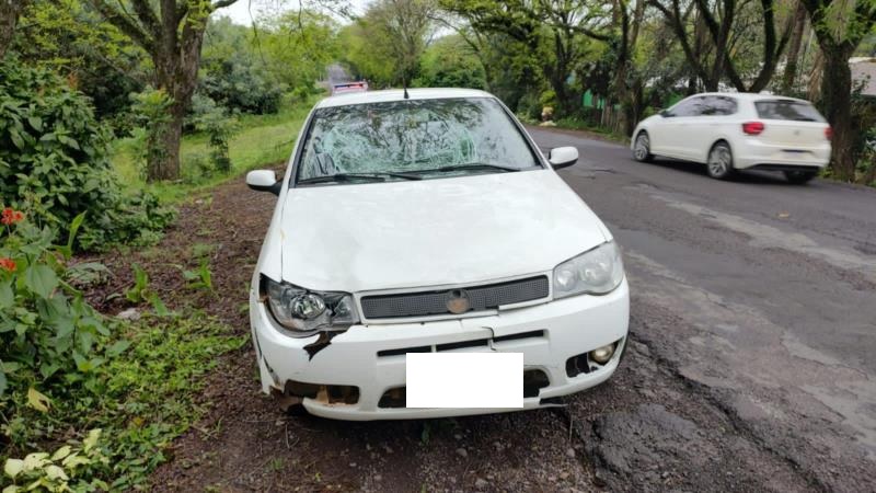 Acidente ocorreu em trecho de Candelária / Crédito: Bombeiros Voluntários de Candelária