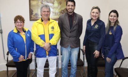 Câmara recebe governador do distrito LD-3 do Lions Clubs