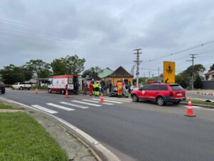 Motorista foge após acidente na RSC-287, mas perde a placa