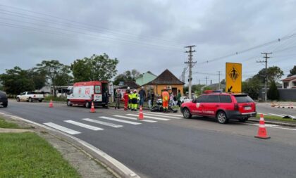 Motorista foge após acidente na RSC-287, mas perde a placa