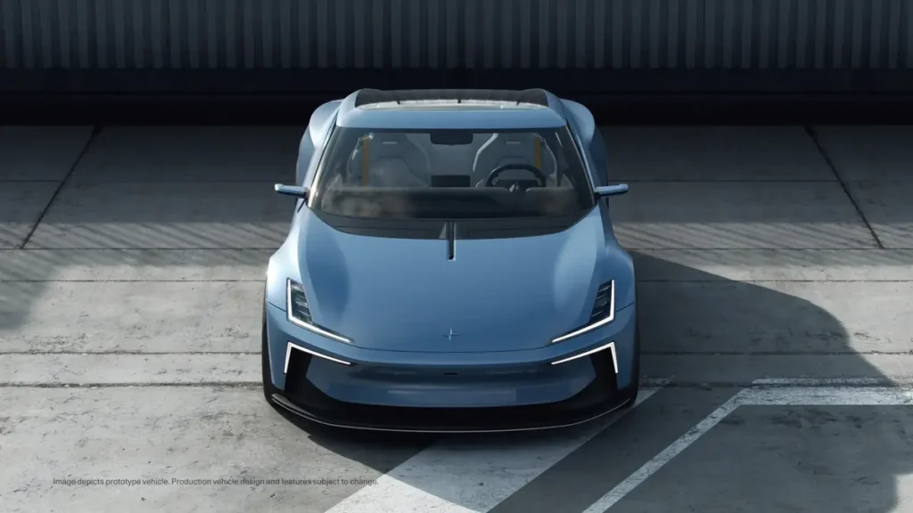 Em 2026, a Polestar lançará um roadster elétrico / Crédito: Divulgação