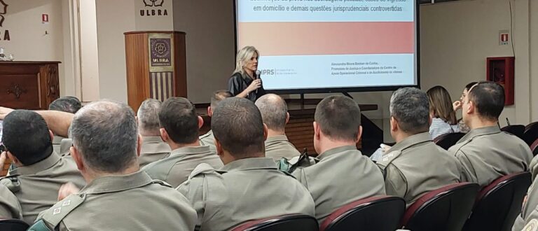 BM de Cachoeira do Sul participa de palestra promovida pelo Ministério Público