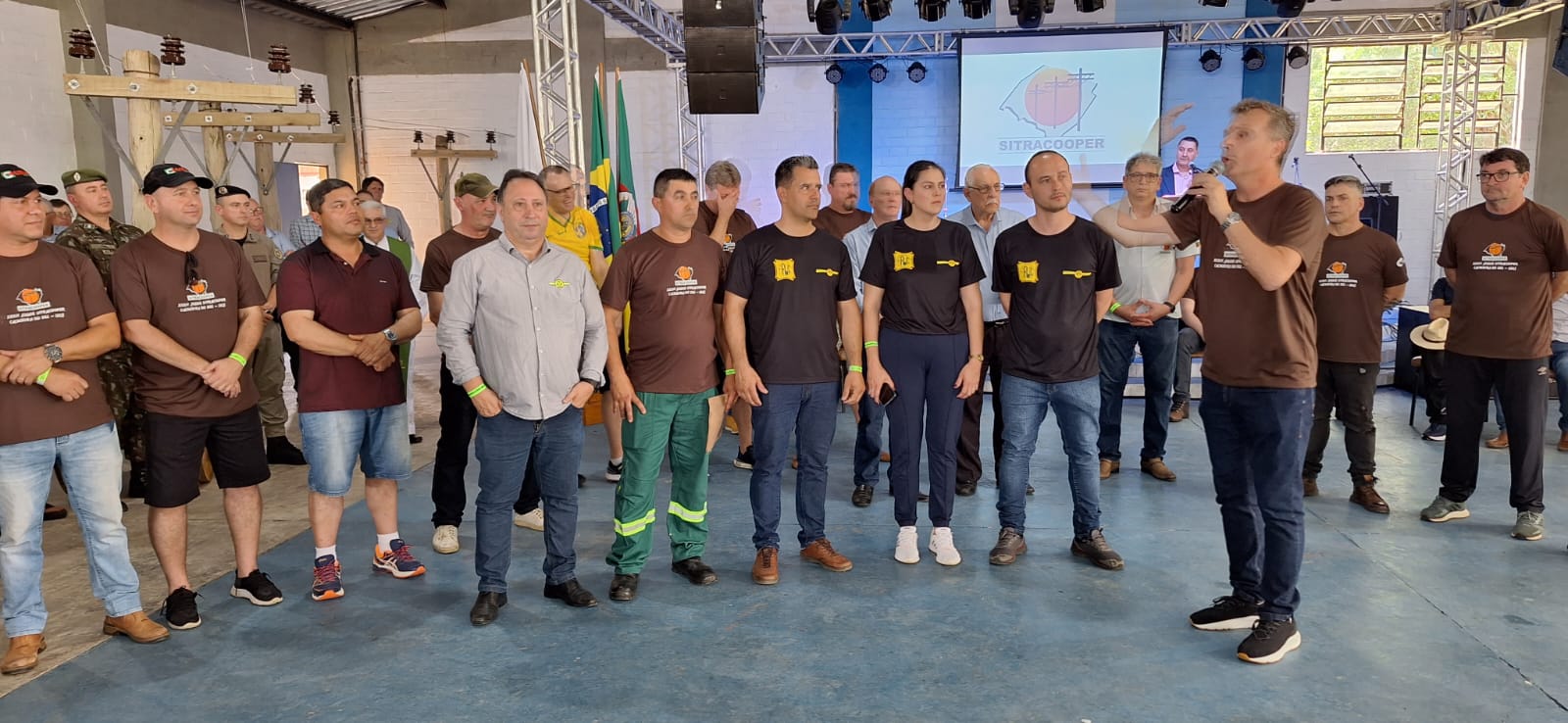 Pela CELETRO, organização do evento teve a coordenação do gerente de Relações Institucionais Edson Moraes (Macarrão), num trabalho conjunto com os colaboradores Juliano Lopes, Guilherme Oliveira, Robson Costa e Ligiane Costa, juntamente com toda a equipe da Cooperativa e representantes do Sitracooper