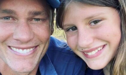 Tom Brady festeja 11 anos da filha