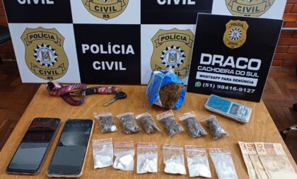 Polícia prende homem que fazia “tele-entrega” de drogas no Centro