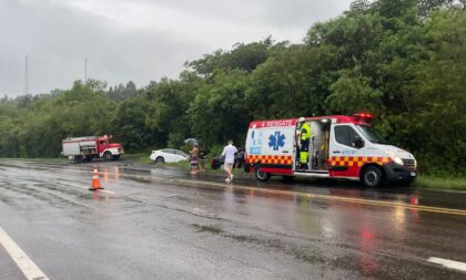 Acidente grave com carro de Cachoeira do Sul deixa seis feridos na RSC-287