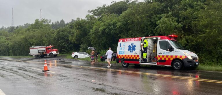 Acidente grave com carro de Cachoeira do Sul deixa seis feridos na RSC-287