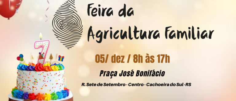 Projeto da Feira da Agricultura Familiar completa 7 anos