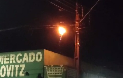 Curto-circuito em rede da RGE quase incendeia mercado no Noêmia