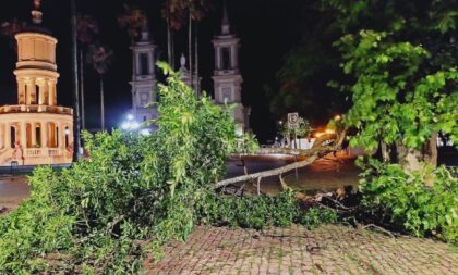 Temporal deixa 7.600 clientes sem energia elétrica