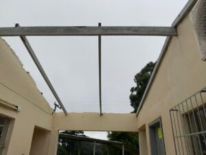 Nem escola escapou de destruição com temporal em Cerro Branco