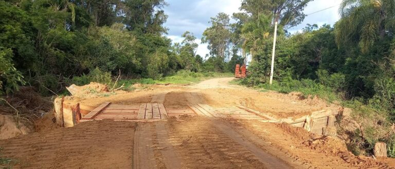 Recuperação da Ponte de Santa Bárbara é finalizada, após 1 mês